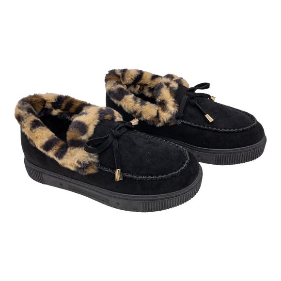 Journee Collection Women's Midnight Slipper Moccasins 6.5 - Picture 4 of 10
